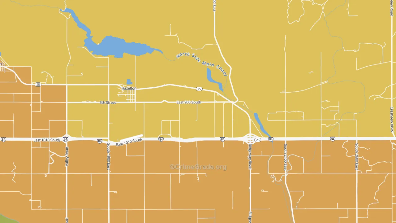 83335, ID Map of Theft Rates