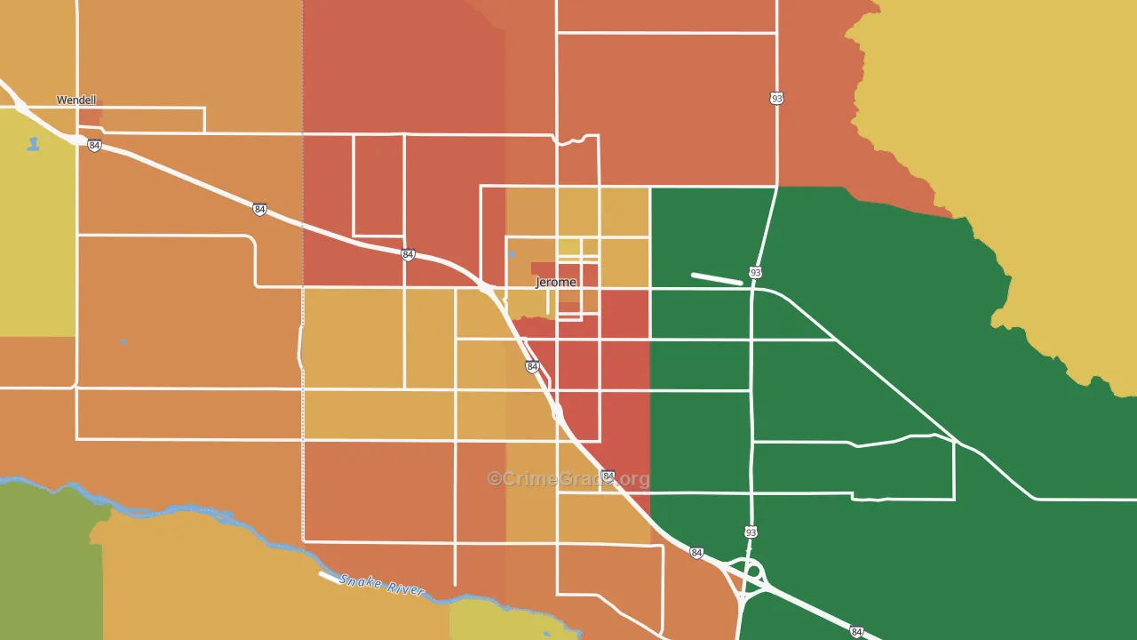 83338, ID Map of Theft Rates