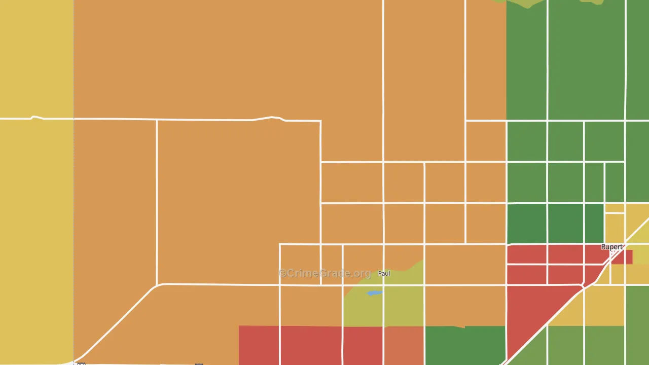 83347, ID Map of Theft Rates