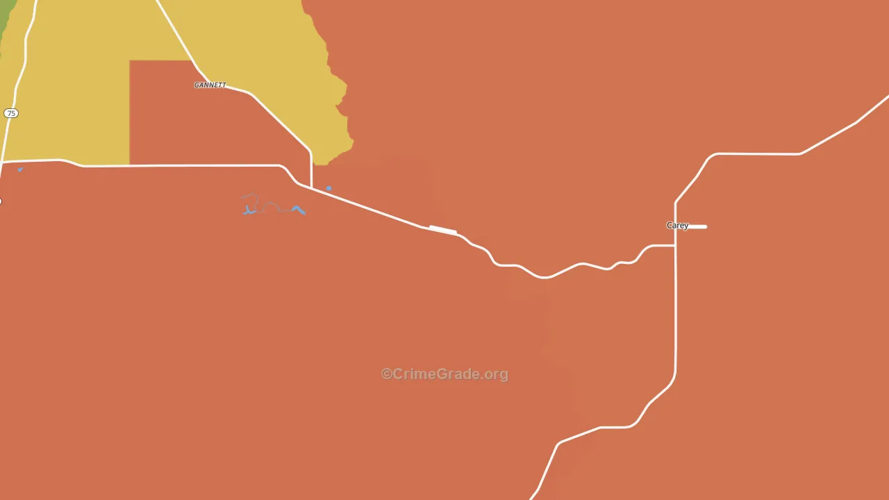 83348, ID Map of Theft Rates