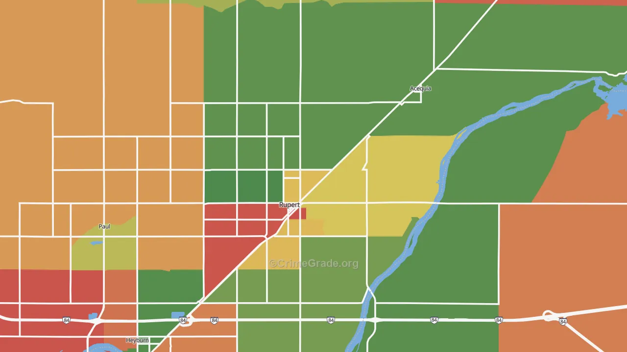 83350, ID Map of Theft Rates