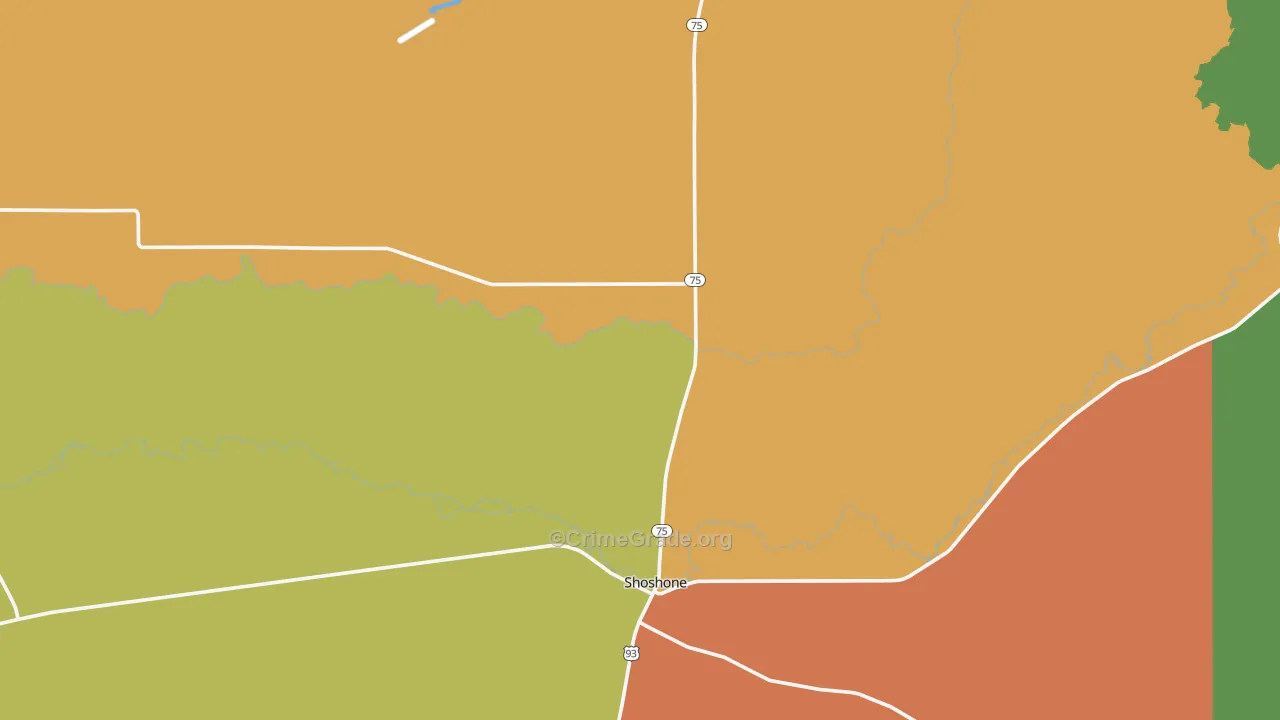 83352, ID Map of Theft Rates