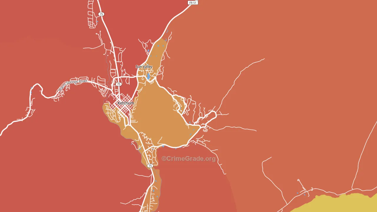 83353, ID Map of Theft Rates