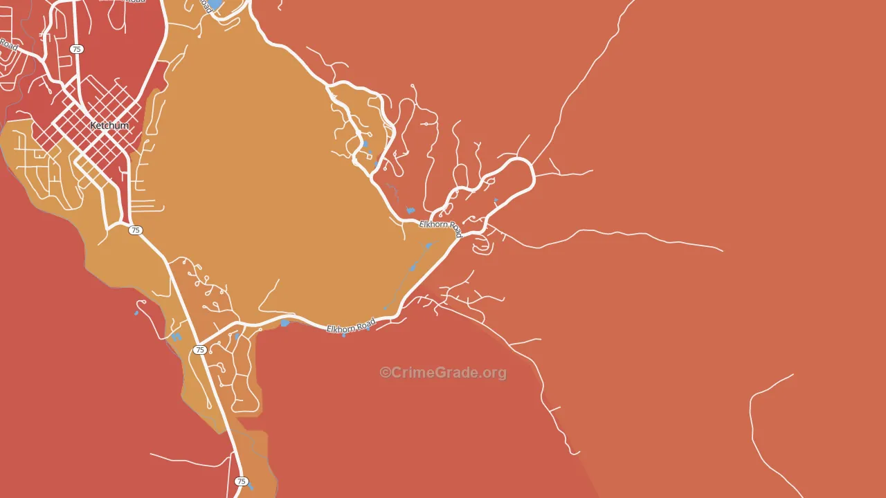 83354, ID Map of Theft Rates