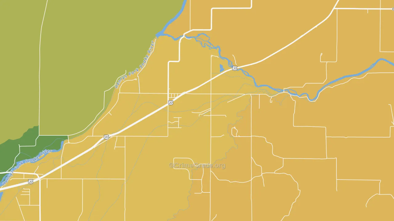 83421, ID Map of Theft Rates