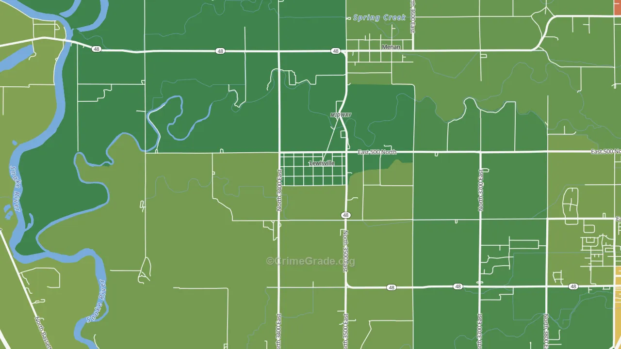 83431, ID Map of Theft Rates