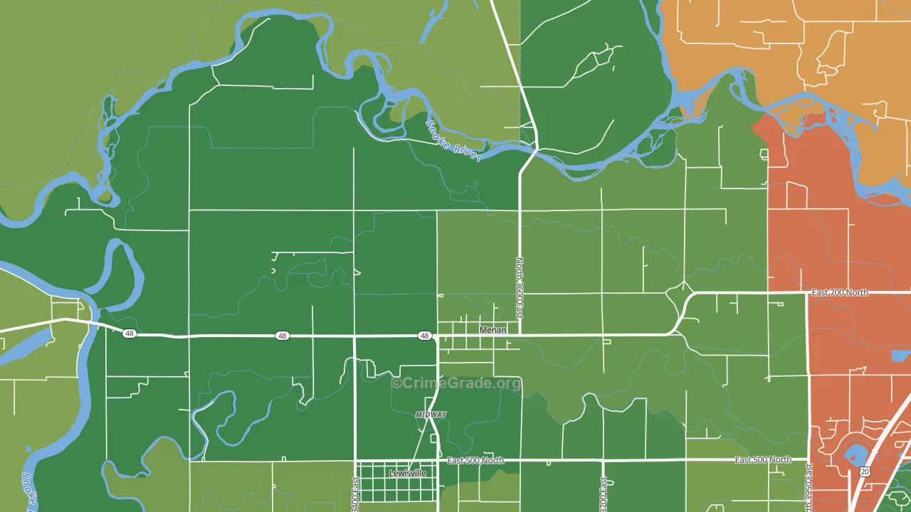 83434, ID Map of Theft Rates