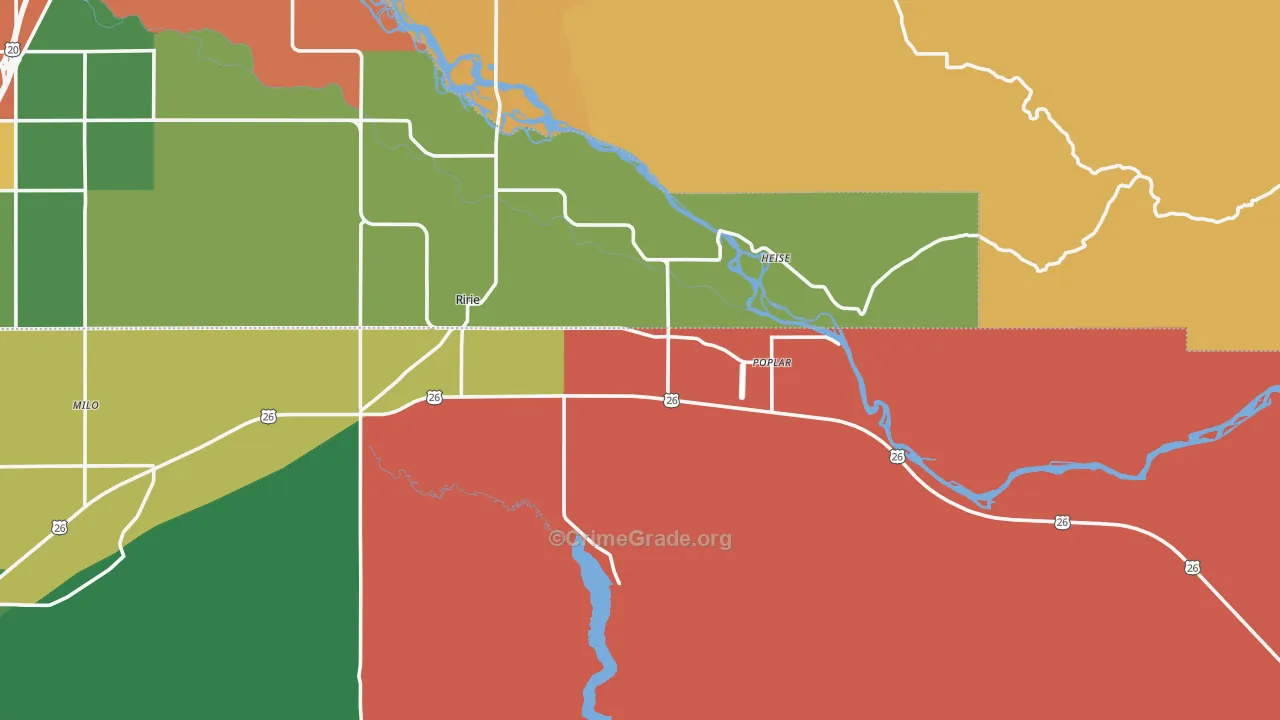 83443, ID Map of Theft Rates