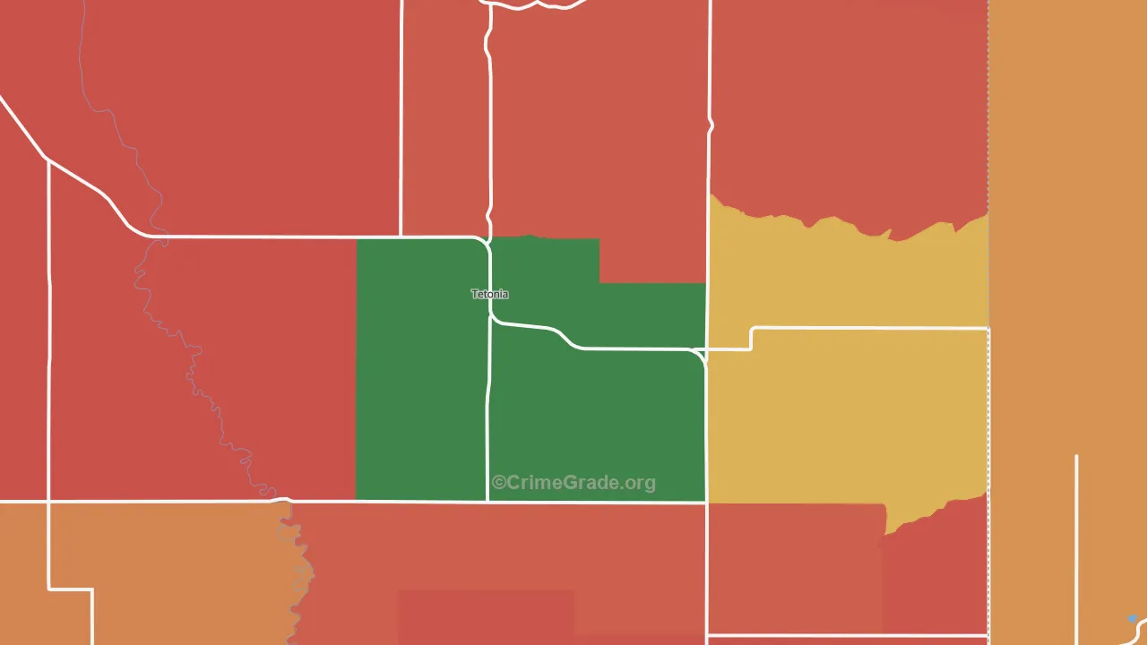 83452, ID Map of Theft Rates