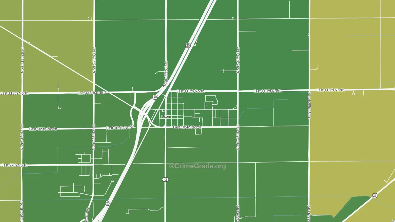 83454, ID Map of Theft Rates