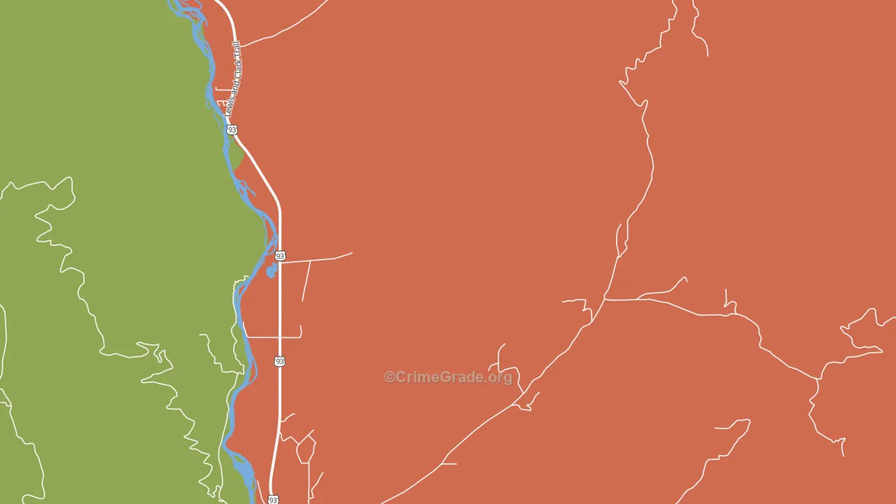 83462, ID Map of Theft Rates