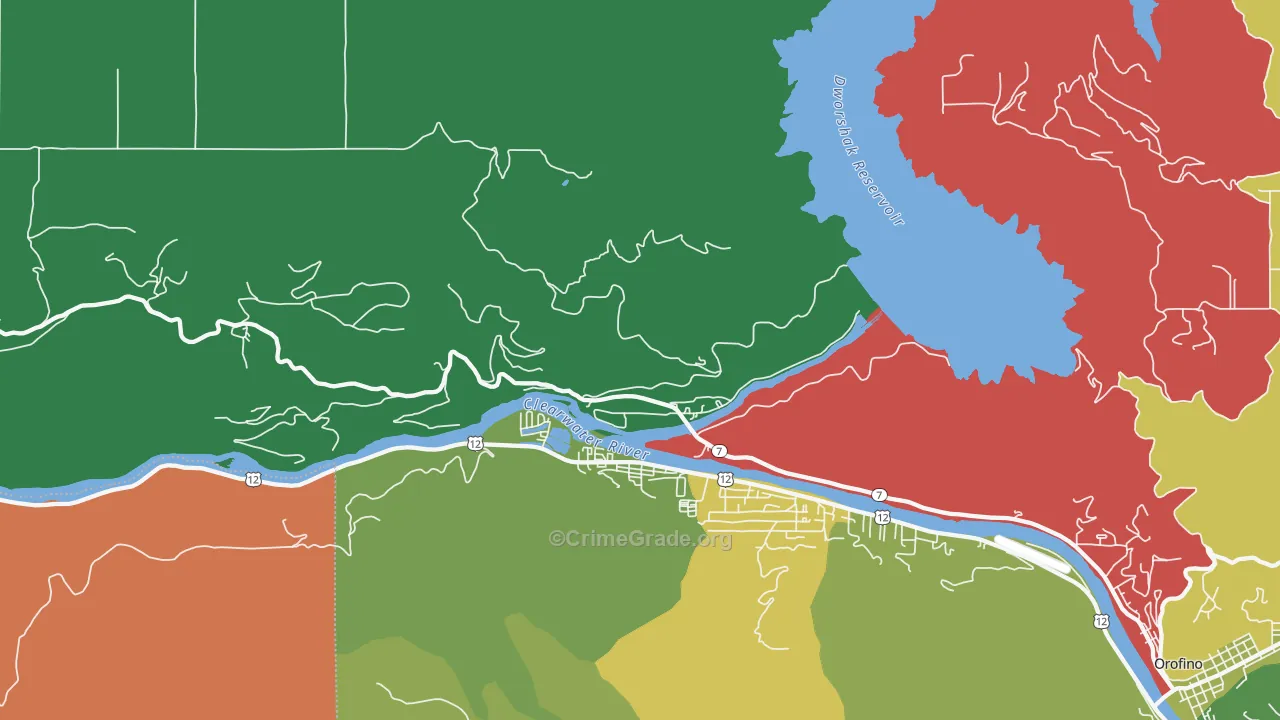 83520, ID Map of Theft Rates