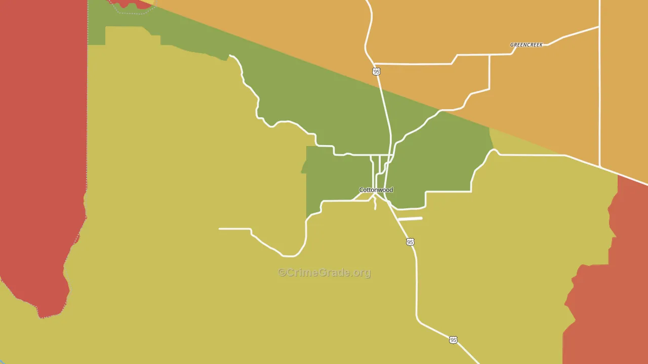 83522, ID Map of Theft Rates