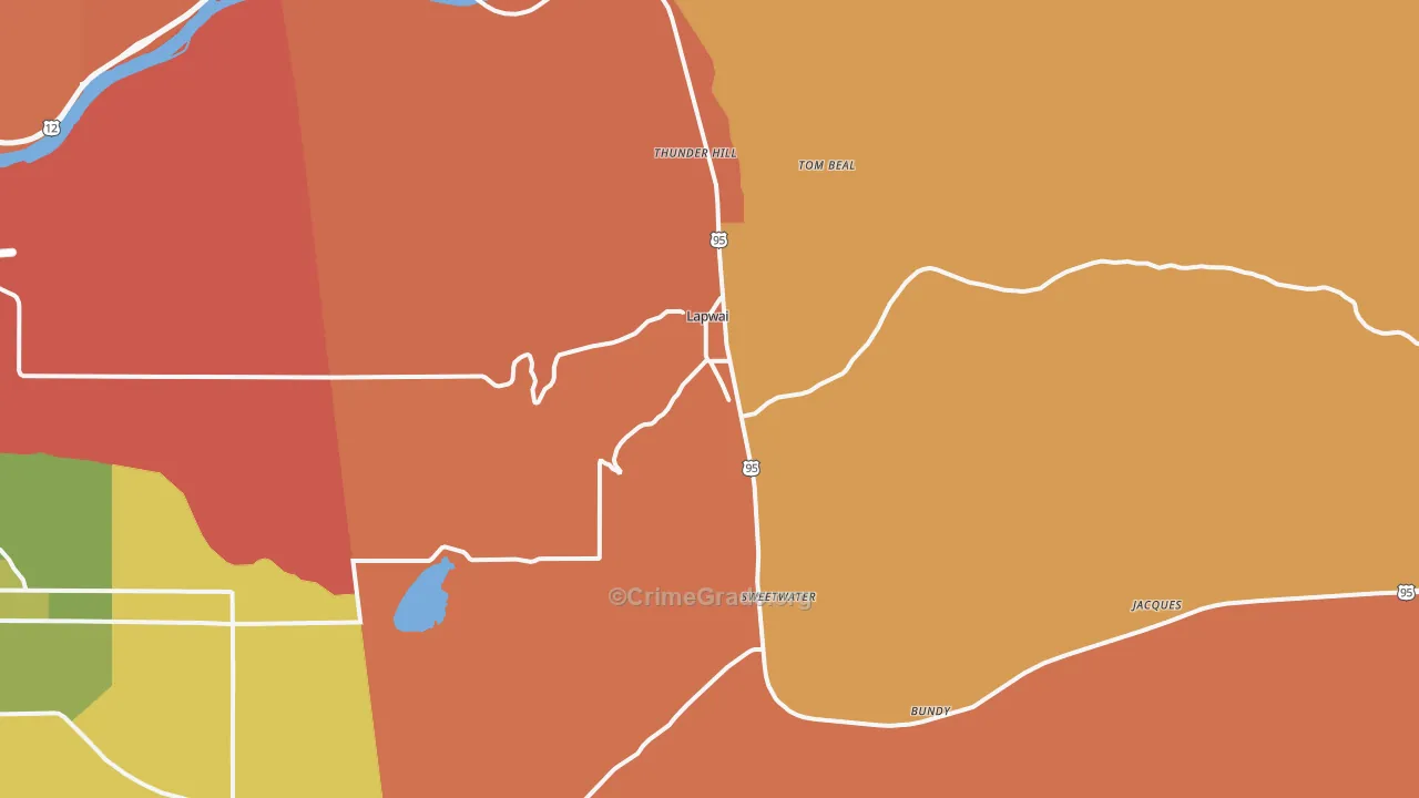83540, ID Map of Theft Rates