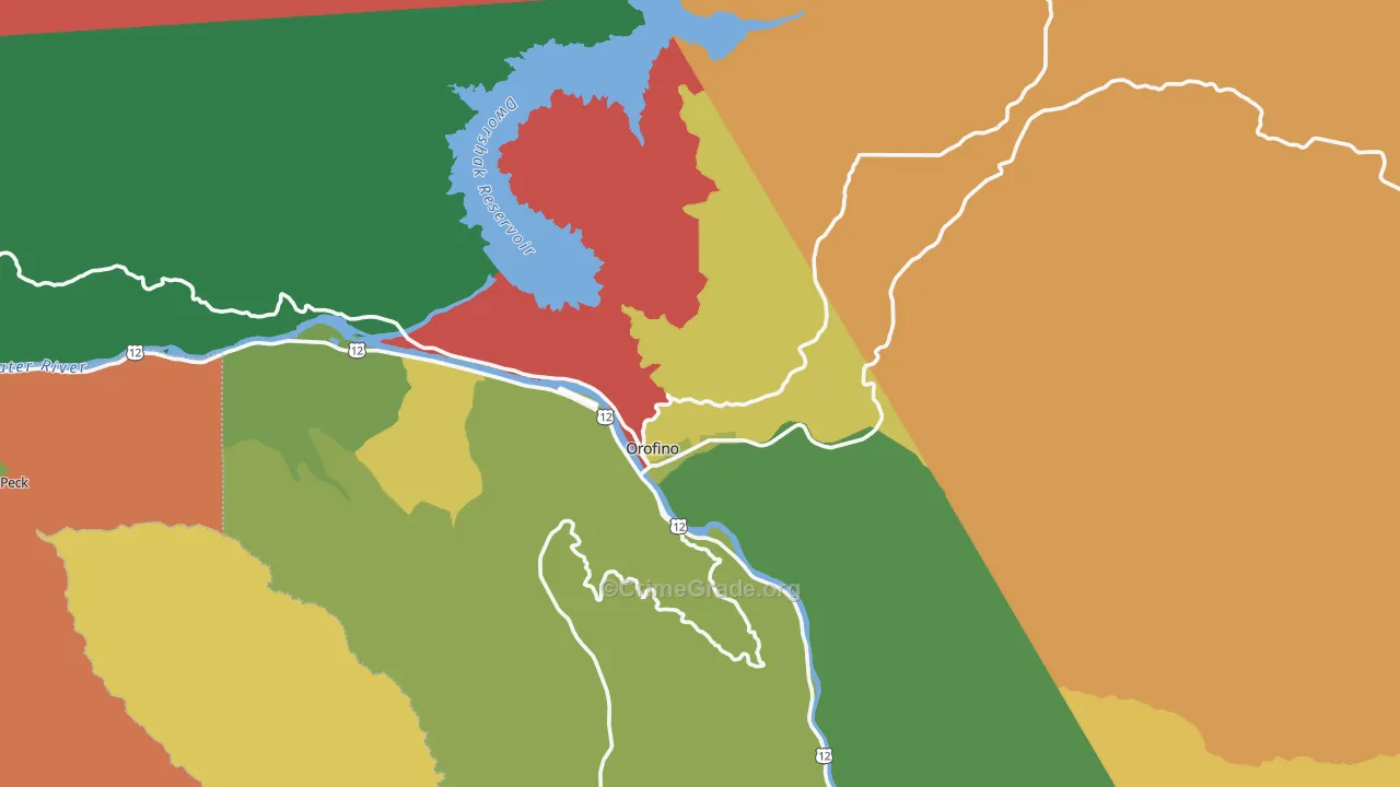 83544, ID Map of Theft Rates