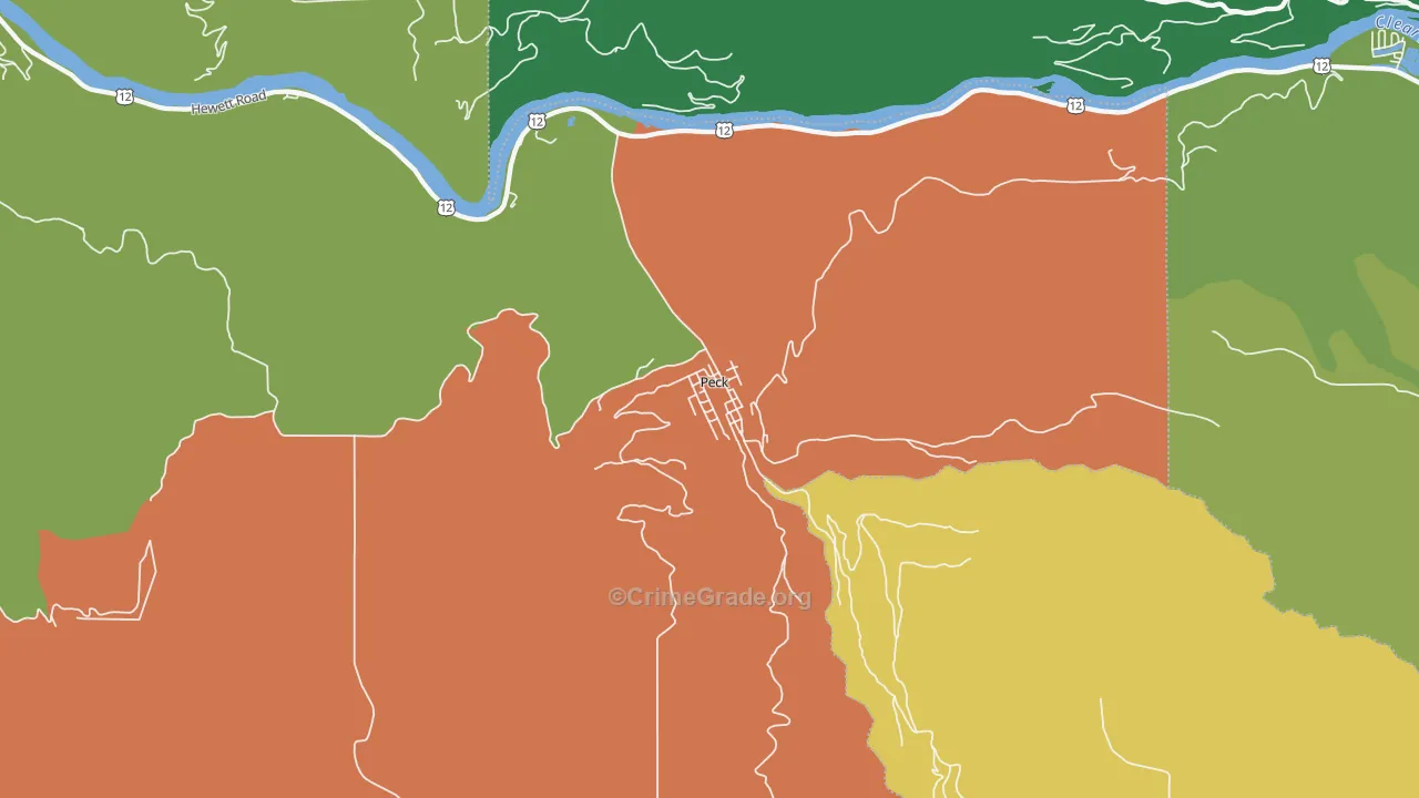 83545, ID Map of Theft Rates