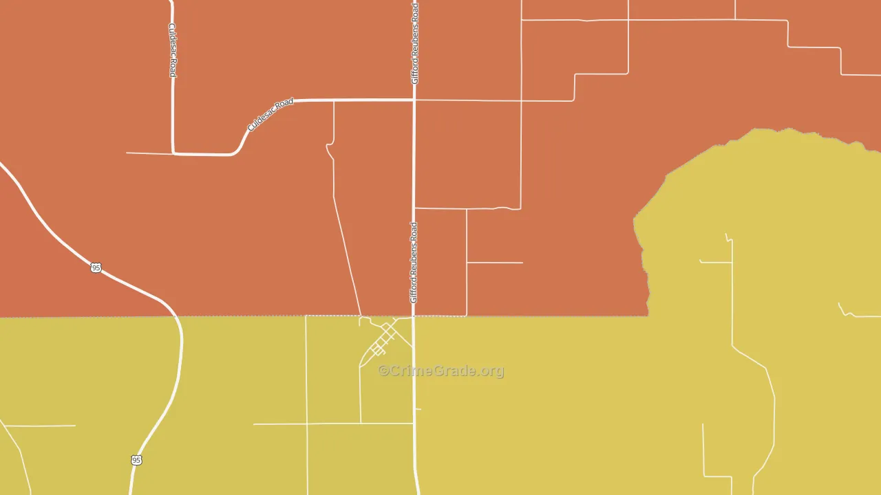83548, ID Map of Theft Rates