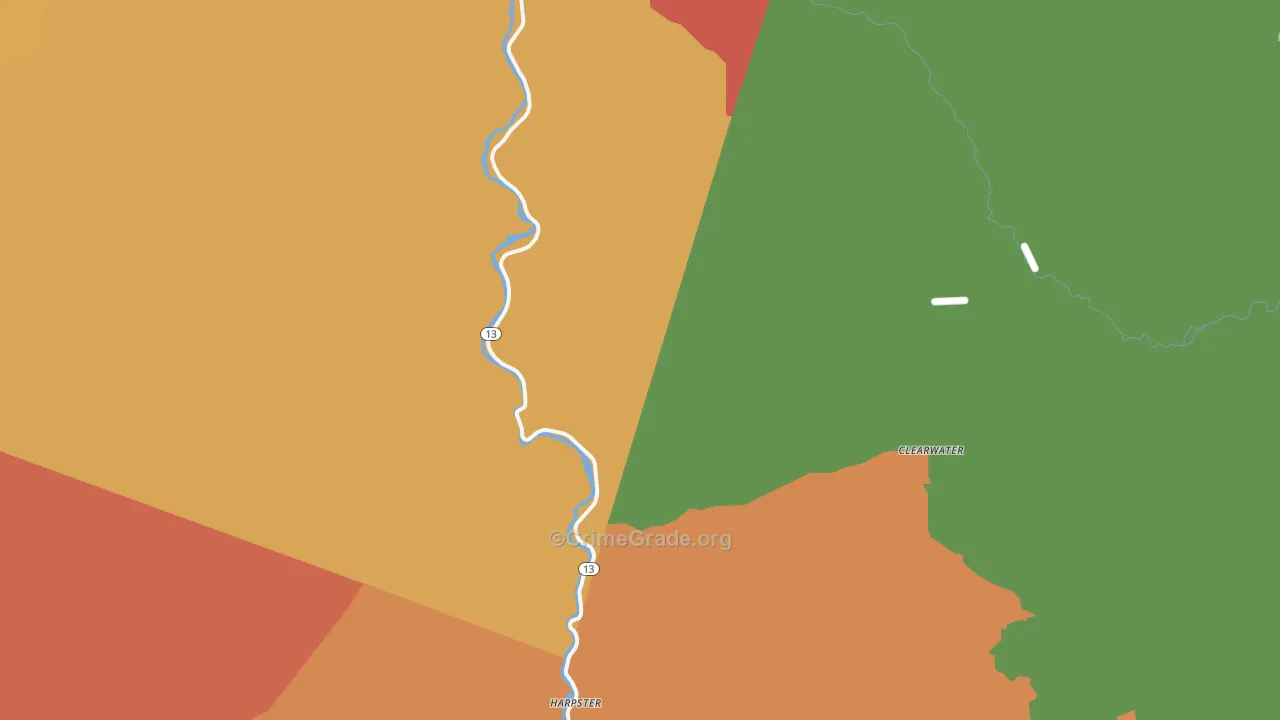 83552, ID Map of Theft Rates