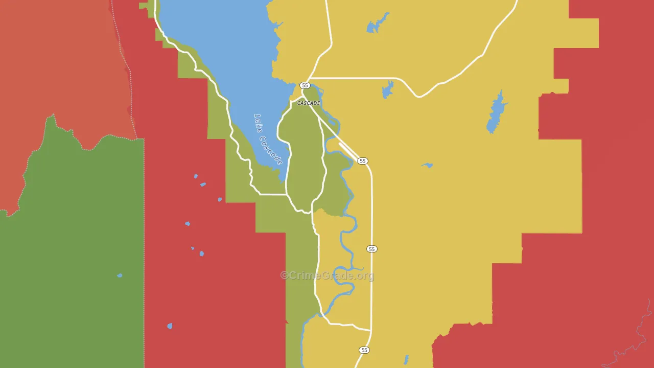 83611, ID Map of Theft Rates