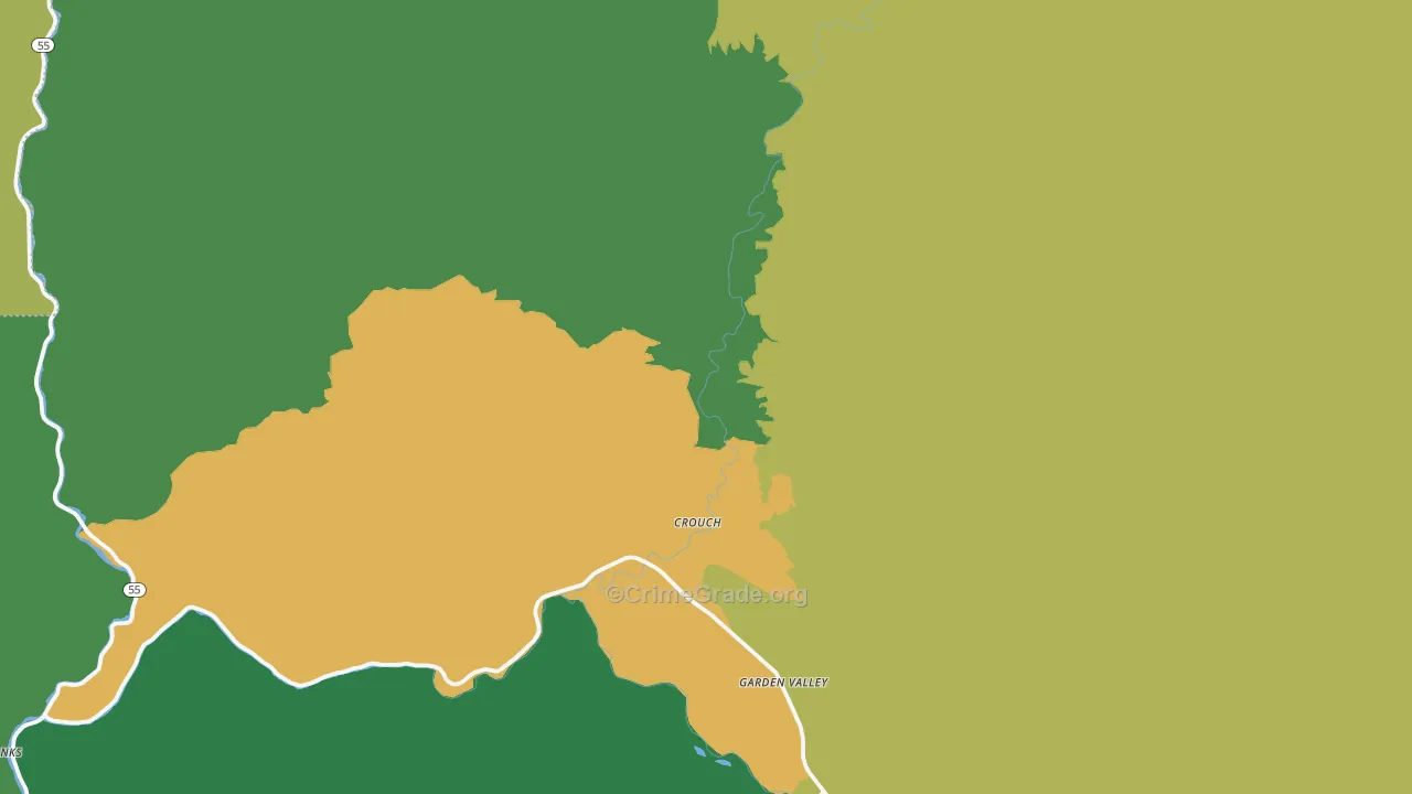 83622, ID Map of Theft Rates