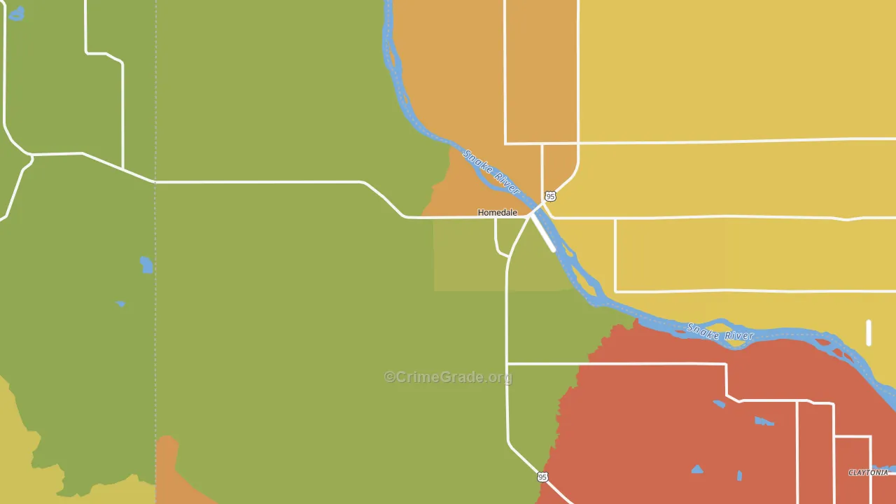 83628, ID Map of Theft Rates