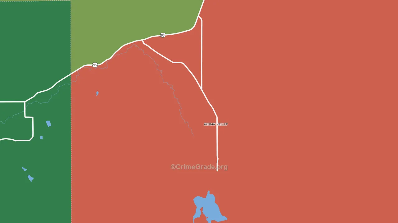83632, ID Map of Theft Rates