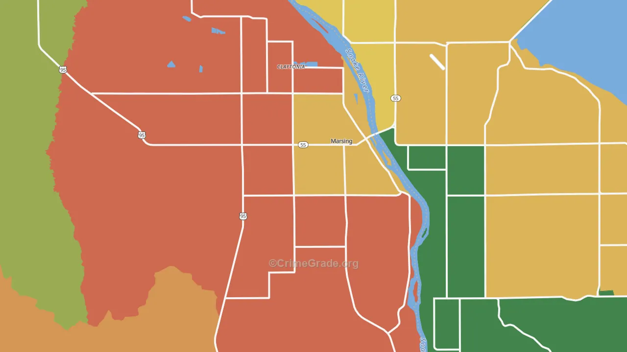 83639, ID Map of Theft Rates