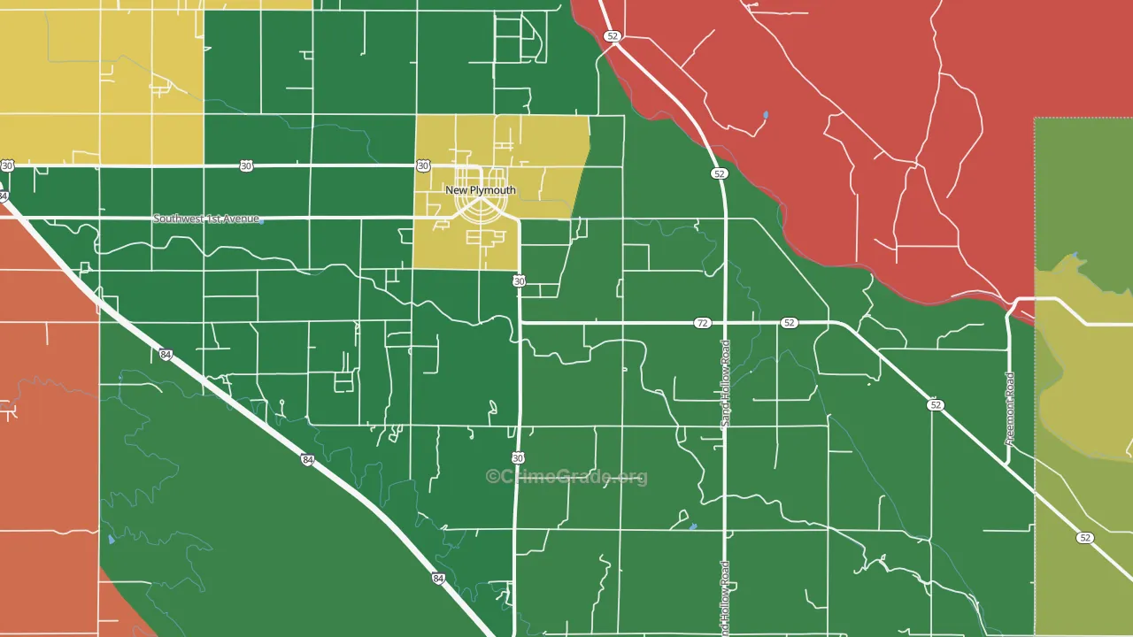83655, ID Map of Theft Rates