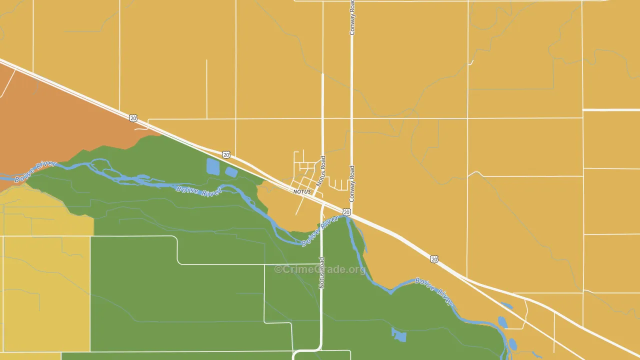 83656, ID Map of Theft Rates
