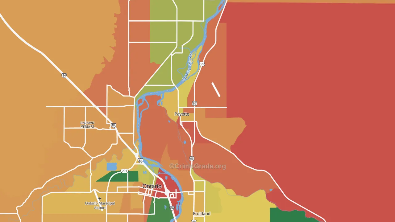 83661, ID Map of Theft Rates