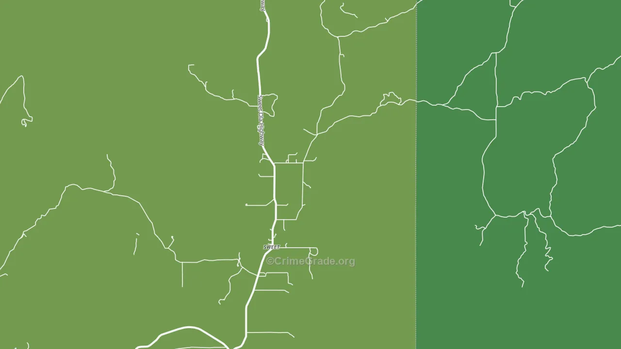 83670, ID Map of Theft Rates