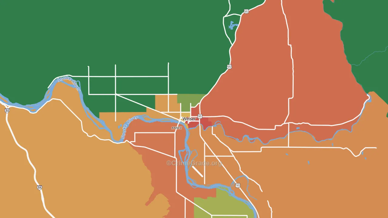 83672, ID Map of Theft Rates