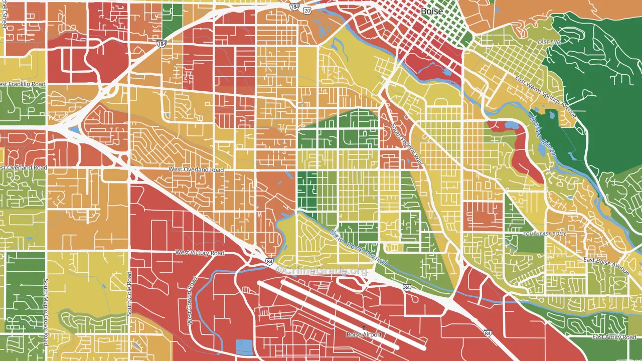 83705, ID Map of Theft Rates