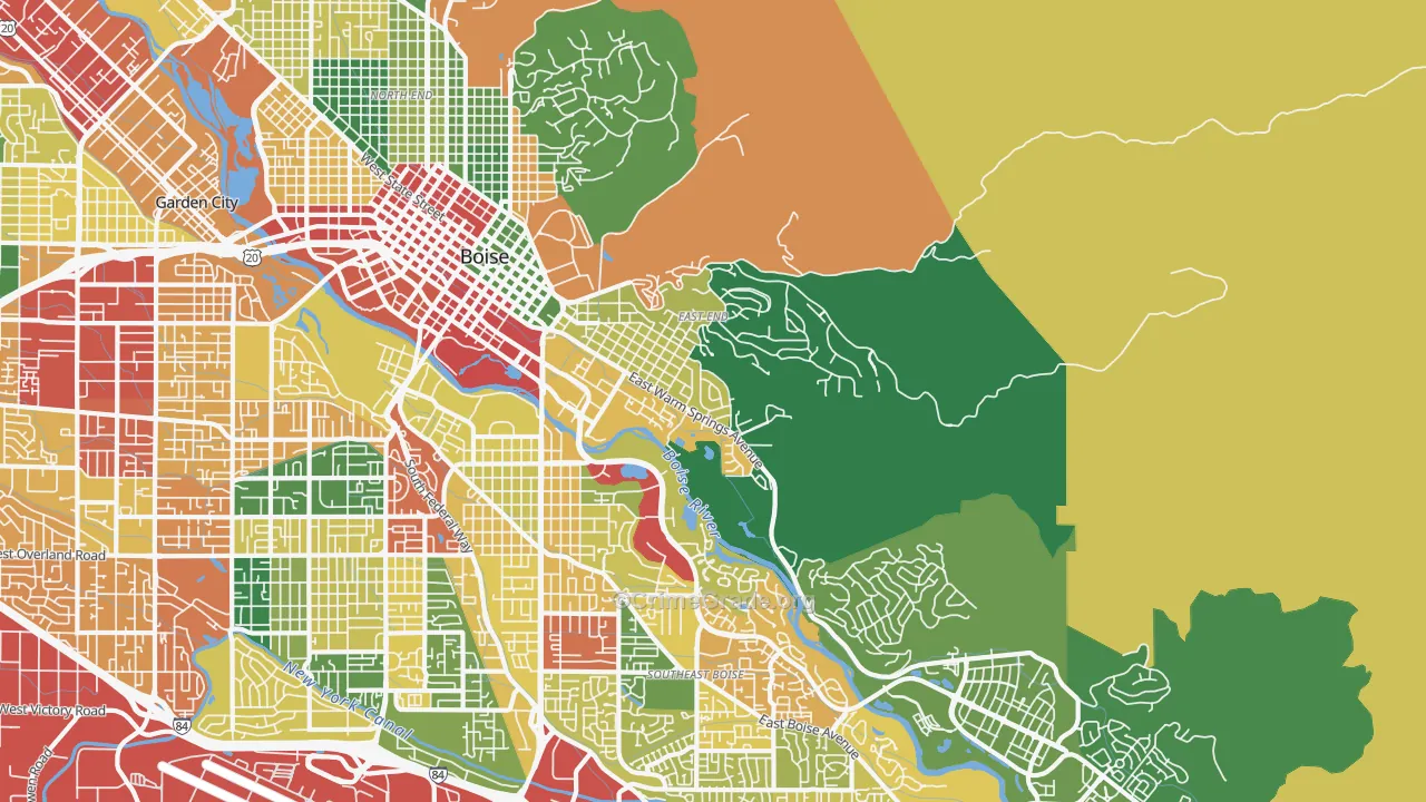 83712, ID Map of Theft Rates