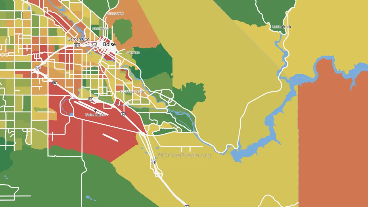 83716, ID Map of Theft Rates