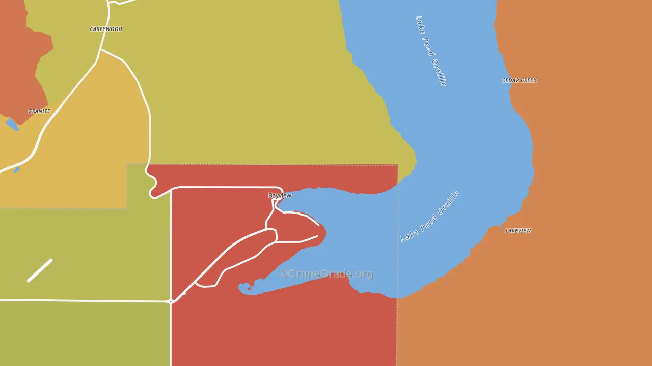 83803, ID Map of Theft Rates