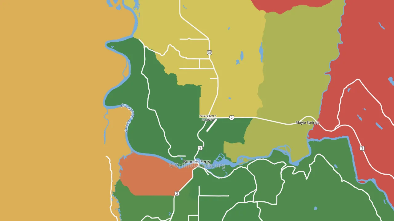 83805, ID Map of Theft Rates