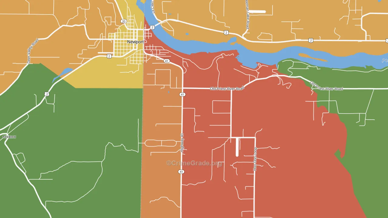 83822, ID Map of Theft Rates