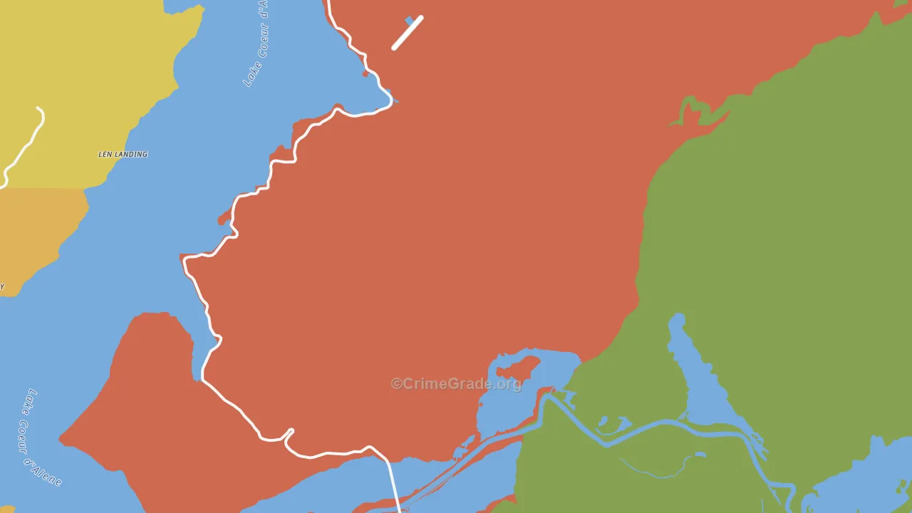 83833, ID Map of Theft Rates