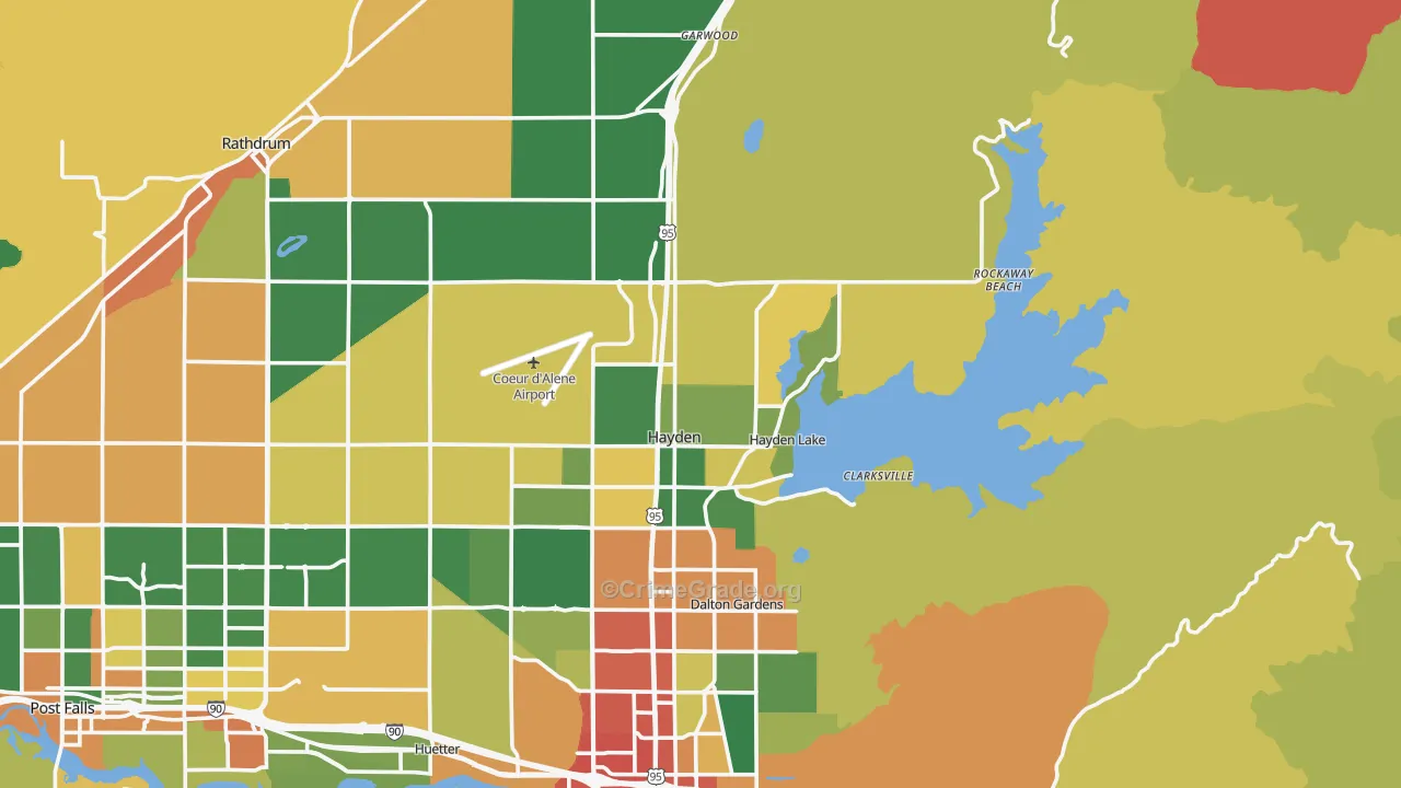 83835, ID Map of Theft Rates