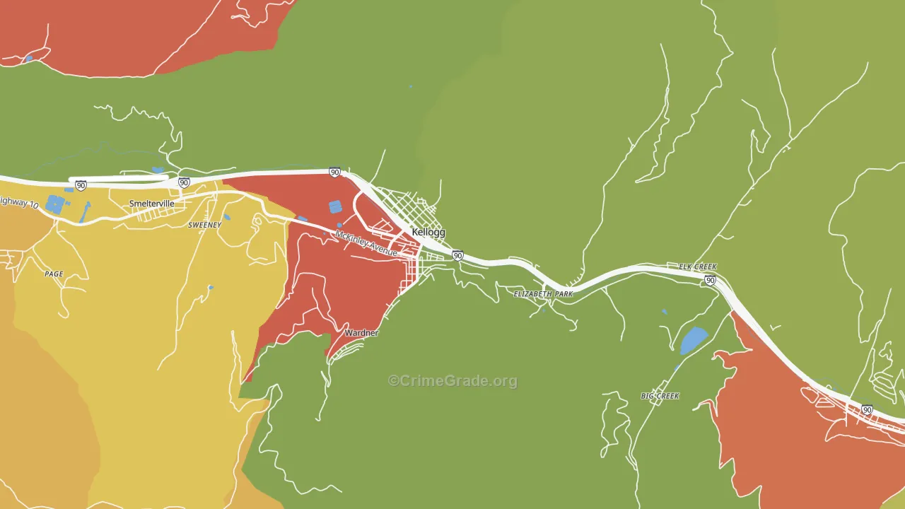 83837, ID Map of Theft Rates