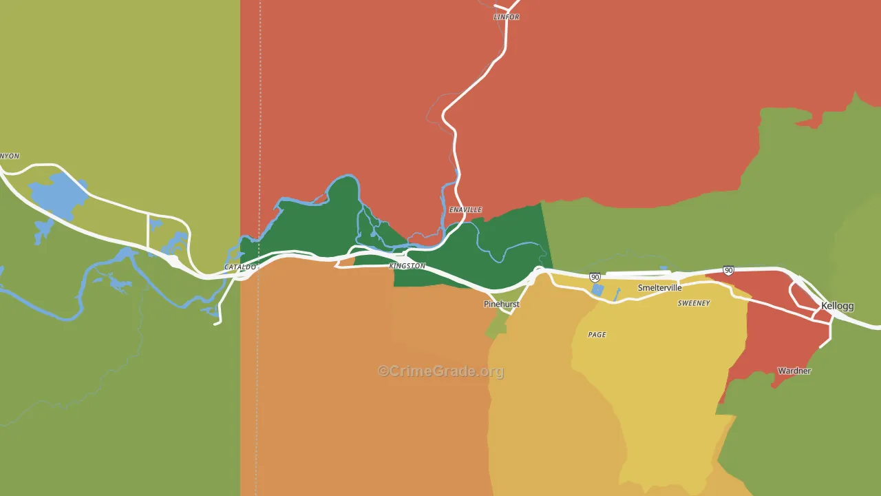 83839, ID Map of Theft Rates