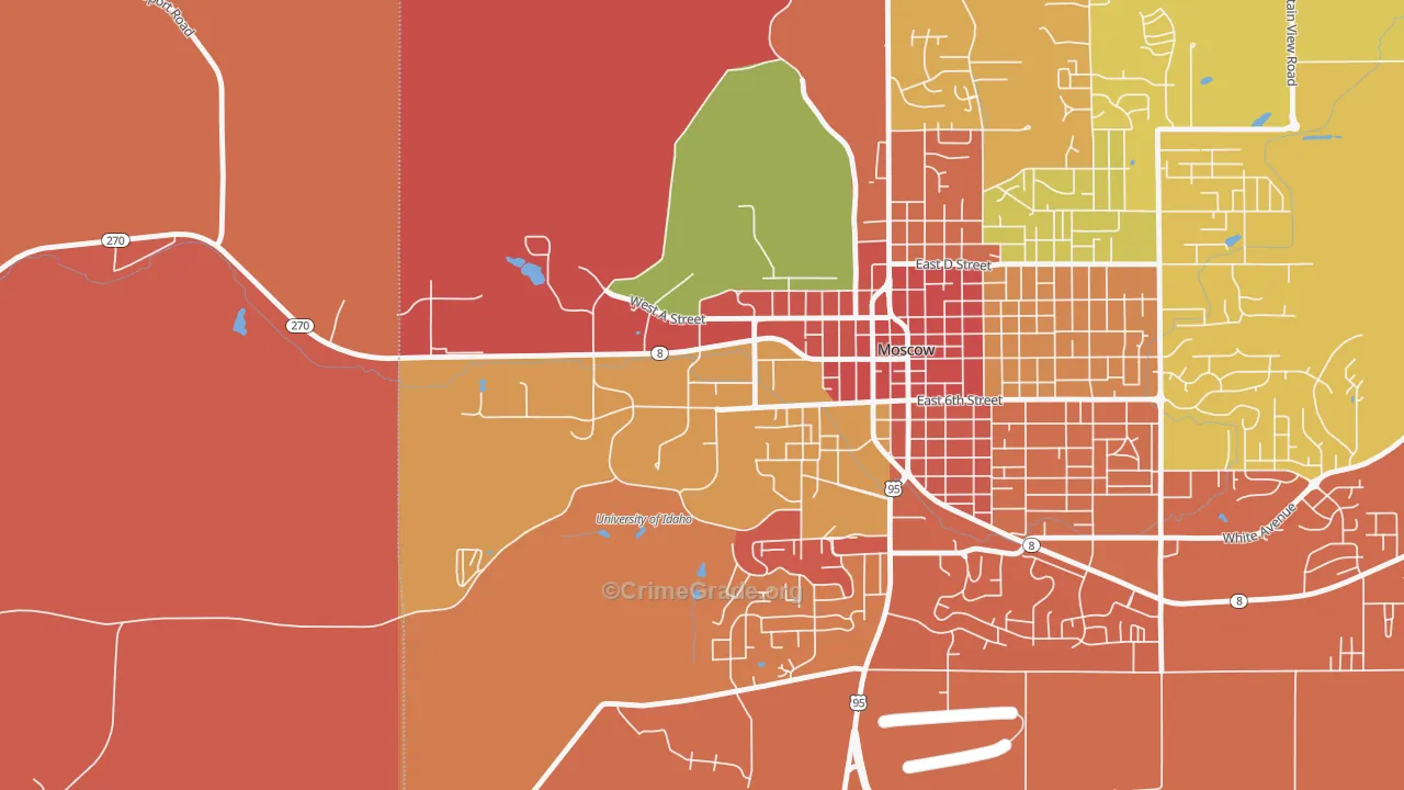 83844, ID Map of Theft Rates