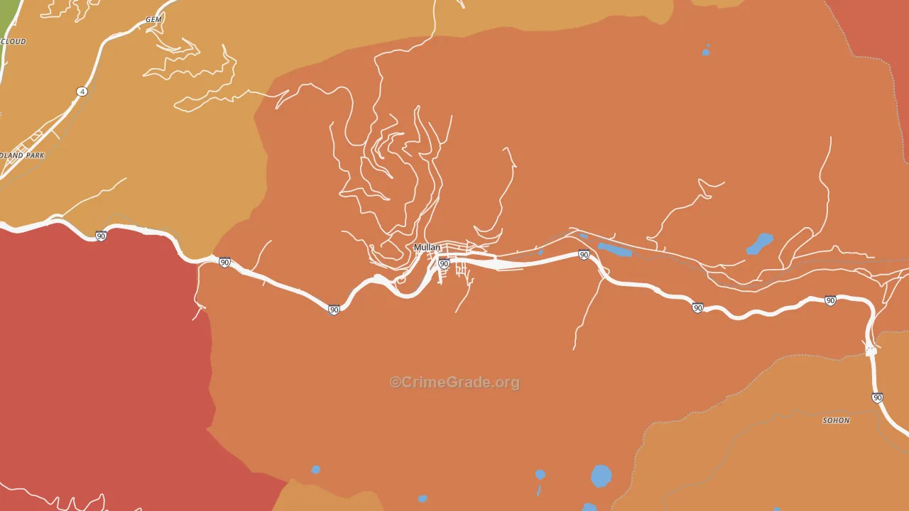 83846, ID Map of Theft Rates