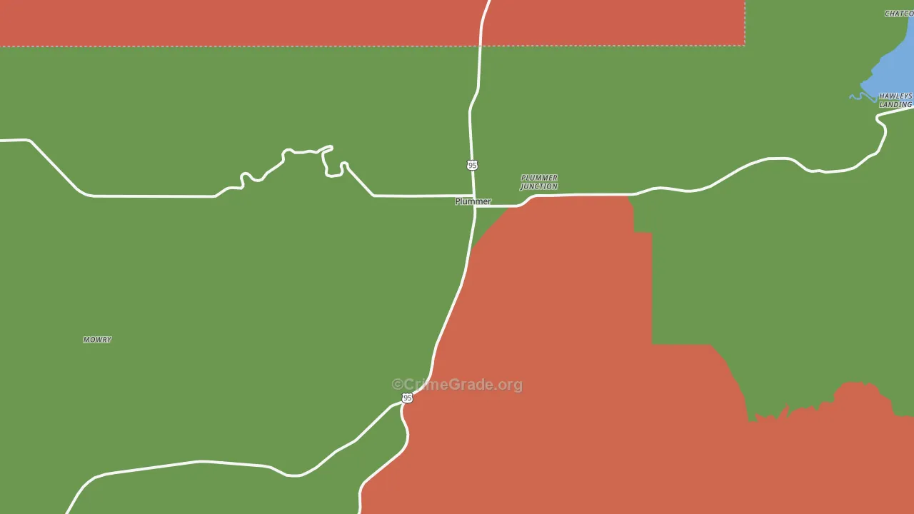 83851, ID Map of Theft Rates