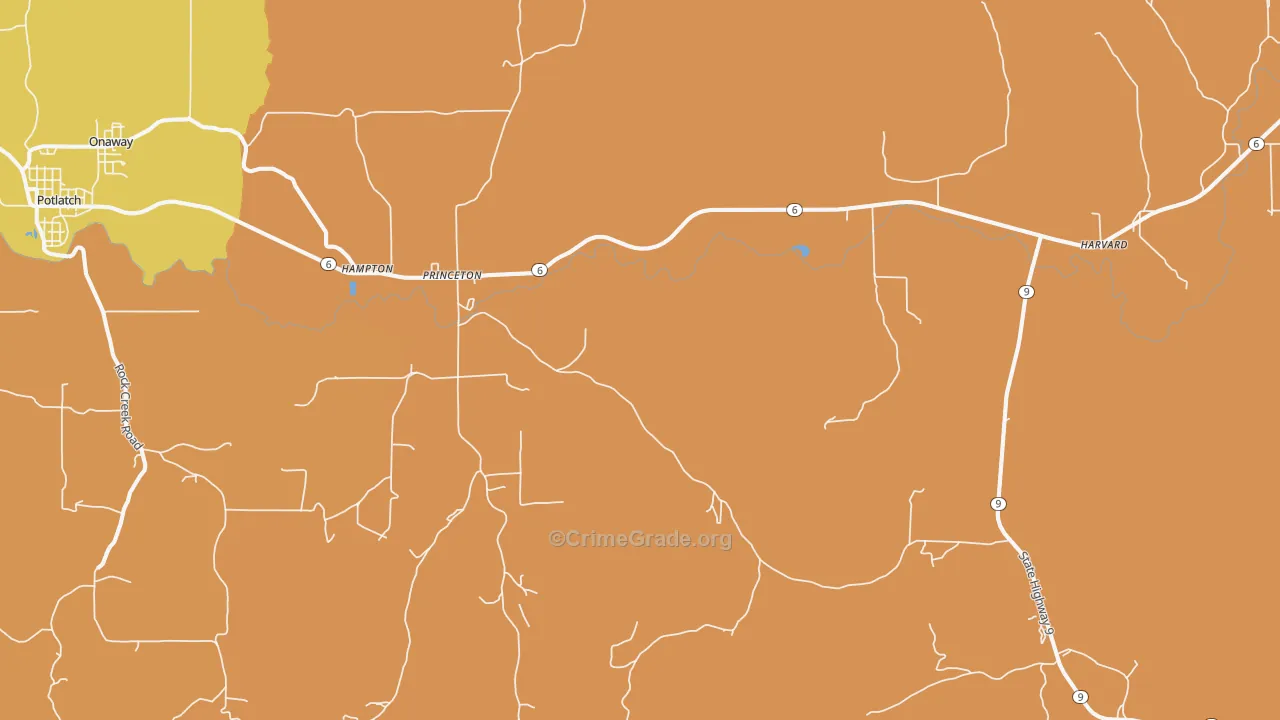 83857, ID Map of Theft Rates