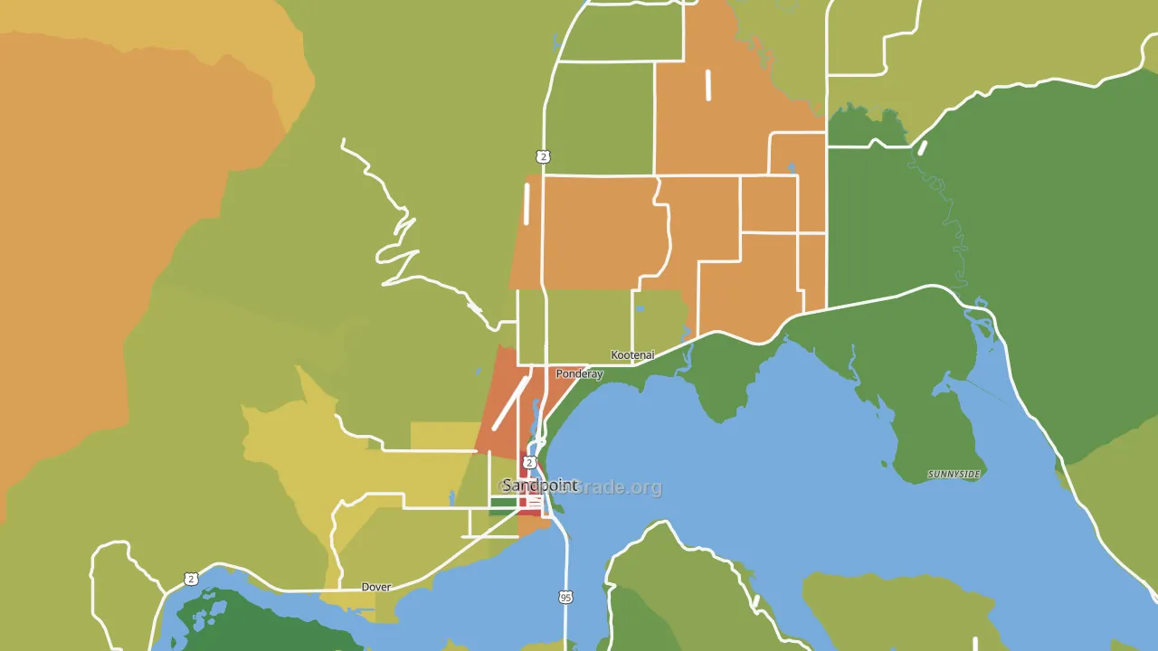83864, ID Map of Theft Rates