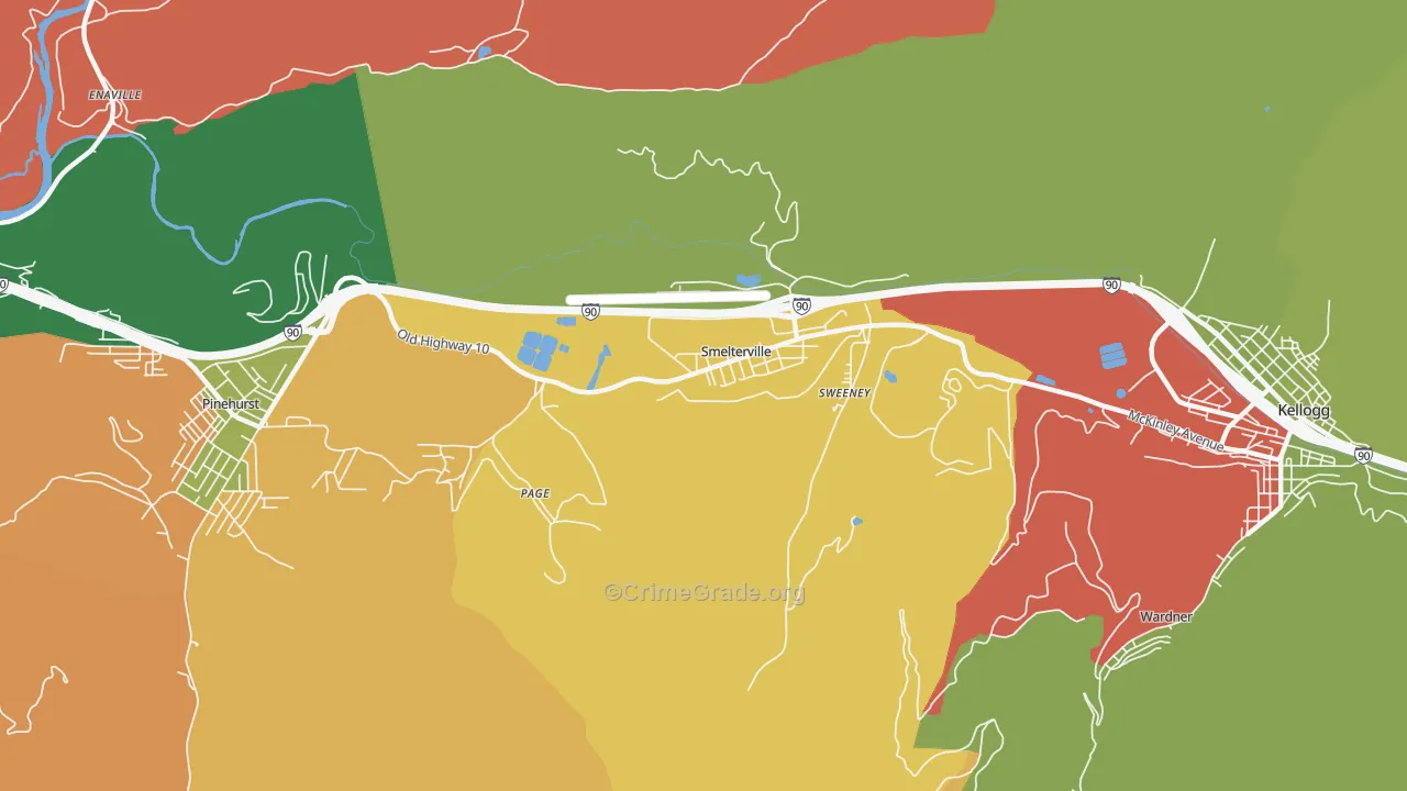 83868, ID Map of Theft Rates