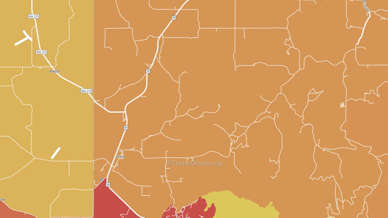 83872, ID Map of Theft Rates