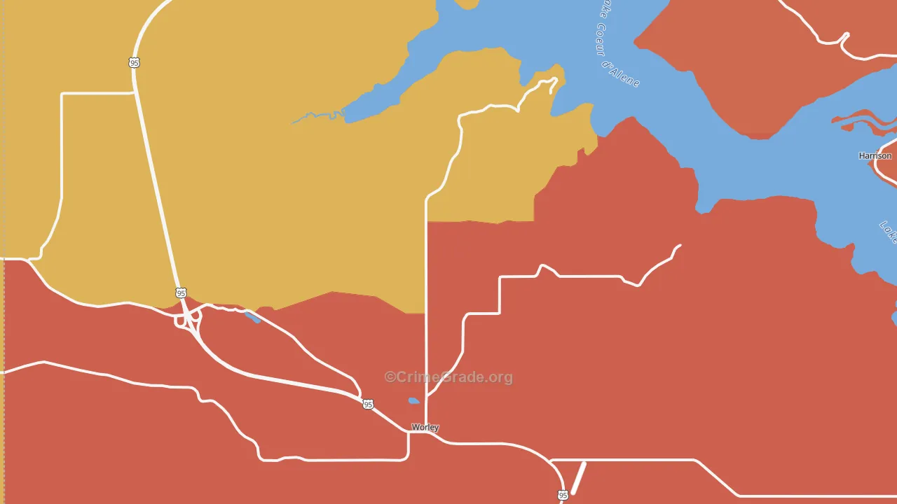 83876, ID Map of Theft Rates